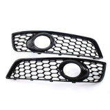 Grilles antibrouillard nid d'abeille Black Edition pour Audi A3 8P