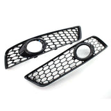 Grilles antibrouillard nid d'abeille Black Edition pour Audi A3 8P