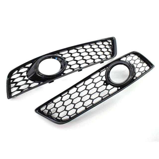 Grilles antibrouillard nid d'abeille Black Edition pour Audi A3 8P