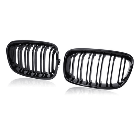 Grilles de calandre noires BMW Série 1 F20 type M Performance (2011-2019) BMW Série 1 F20 - Grilles de calandre noires type M Performance (2011 - 2019)