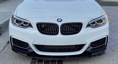Grilles de Calandre Noir Brillant pour BMW Série 2 F22 et M2 F87 type M Performance (2012-2021)