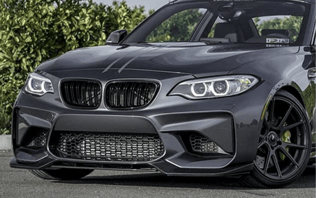 Grilles de Calandre Noir Brillant pour BMW Série 2 F22 et M2 F87 type M Performance (2012-2021)