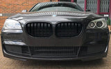 Grilles de Calandre Noir Brillant pour BMW Série 7 F01 F02 F03 F04 (2009 - 2015)
