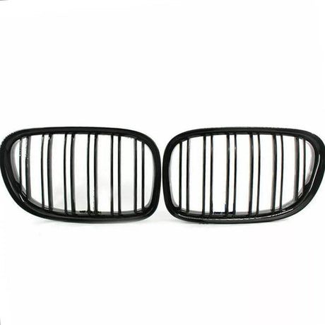 Grilles de Calandre Noir Brillant pour BMW Série 7 F01 F02 F03 F04 (2009 - 2015)