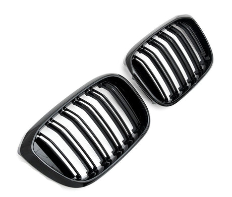 Grilles de calandre Noir Brillant BMW X3 G01 type M Performance (2018 - 2025)