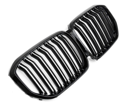 Noir brillant / Double lame Grilles de calandre noires type M Performance pour BMW X5 G05 (2018 - Aujourd'hui) BMW X5 G05 - Grilles de calandre noires type M Performance (2018 - Aujourd'hui)