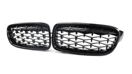 Grilles de calandre noires Diamant pour BMW Série 5 G30 (2019 - 2025)