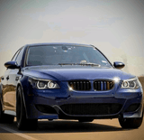 Grilles de calandre noires type Motorsport BMW Série 5 E60 BMW Série 5 E60 - Grilles de calandre noires Motorsport