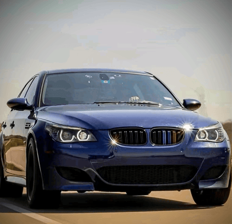 Grilles de calandre noires brillantes type Motorsport BMW Série 5 E60 (2003-2010)