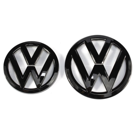 Pack d'emblèmes avant et arrière noirs logos VW GOLF 7