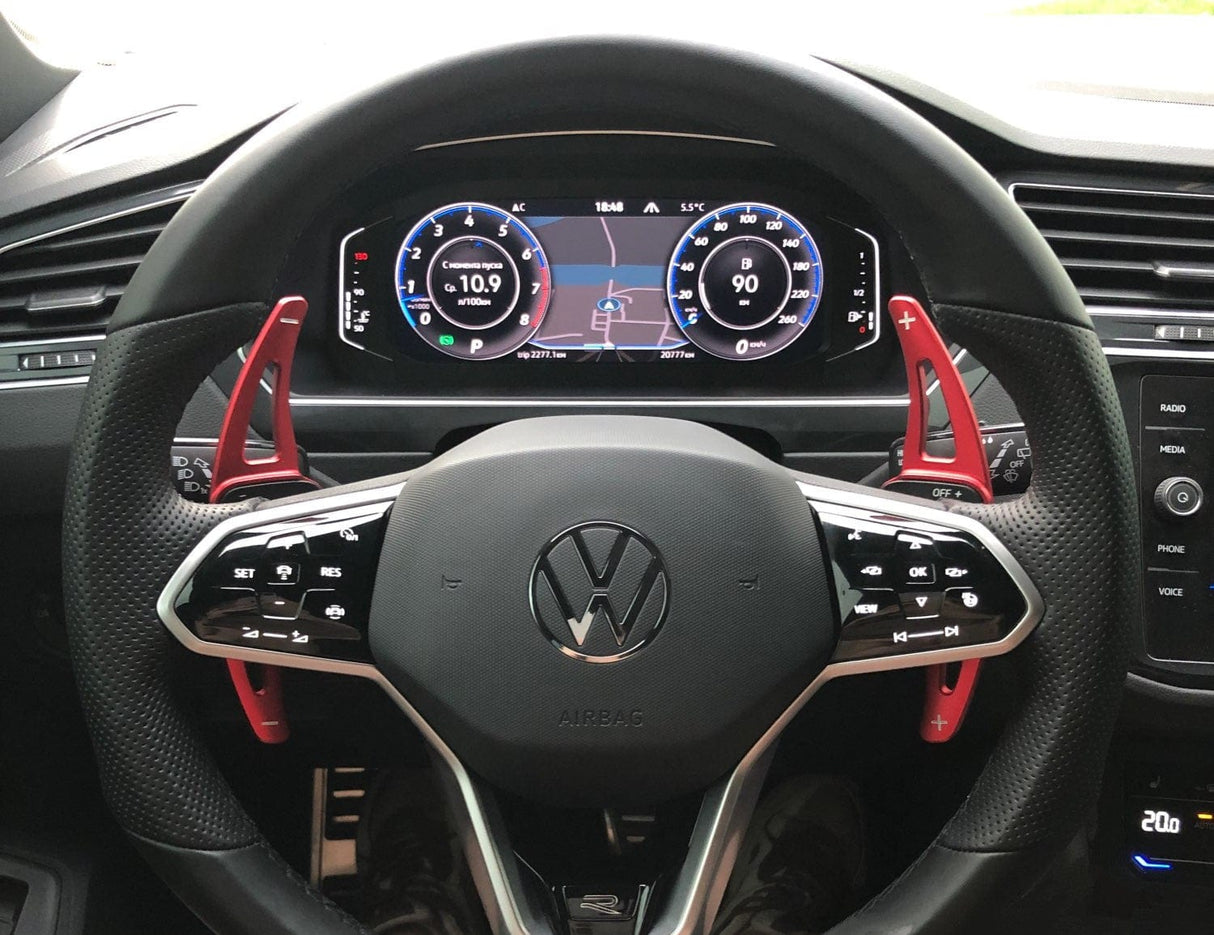 Palettes au volant en Aluminum pour VW Tiguan II (2017 - 2020)