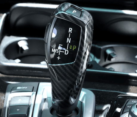 Pommeau sélecteur de levier de vitesse carbone pour BMW X5 F15 (2011 - 2018)