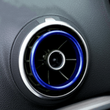 Audi A3 Phase 2 (2016 à 2020) / Bleu (phase 2 uniquement) Entourages Grilles de Ventilation Intérieure colorés pour AUDI A3 8V (2013 - 2020)