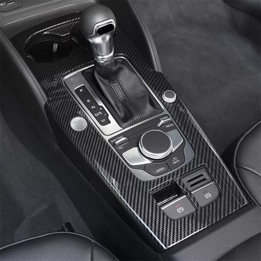 Avec démarrage sans clé Garniture de console centrale type carbone pour AUDI A3 8V (2012 - 2020)