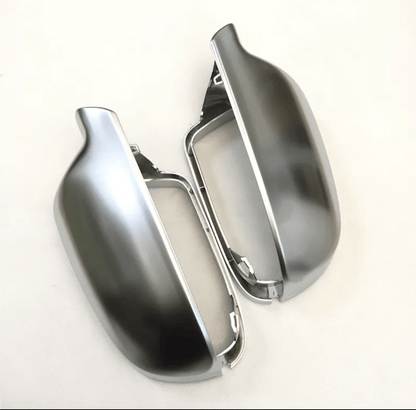 Avec Side Assist Coques de rétroviseurs Chrome Argent Mat pour Audi A4 B8.5