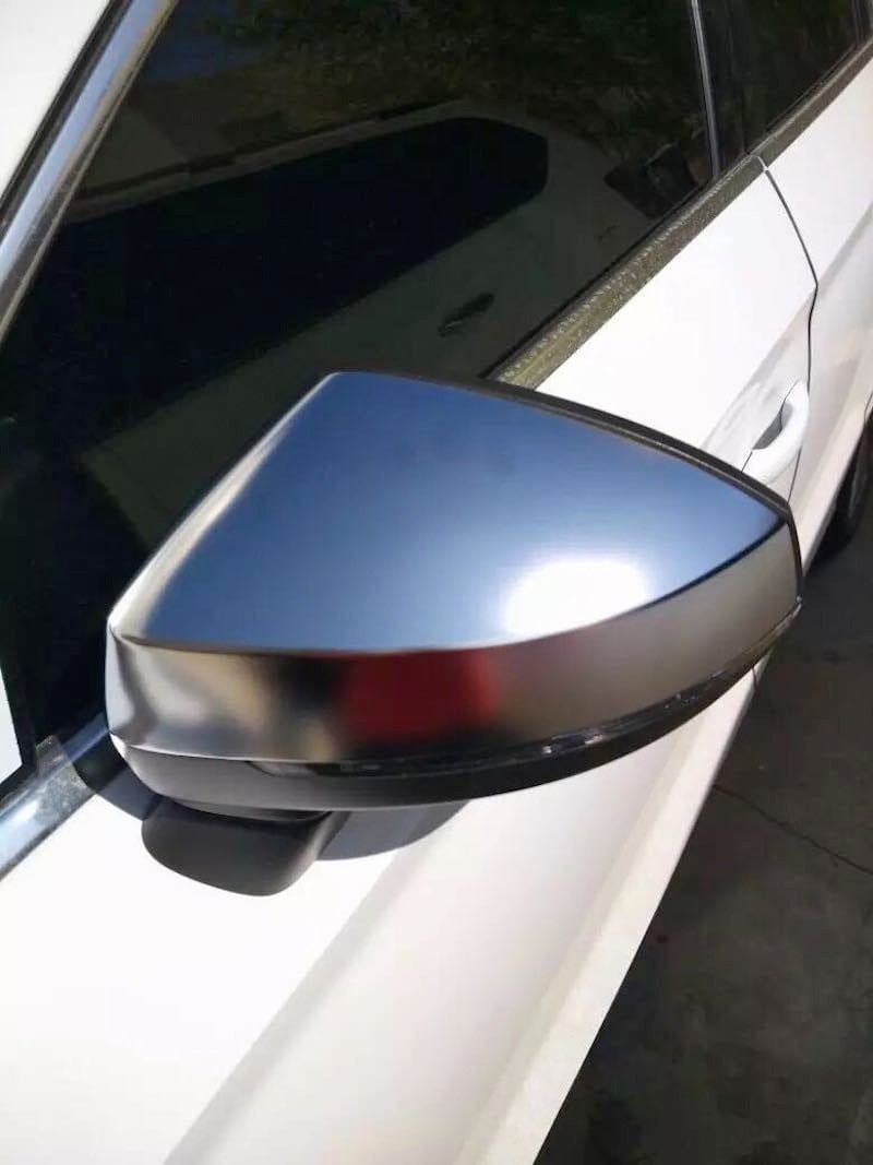 Coques de rétroviseurs Argent Mat Chrome pour Audi A3 8V