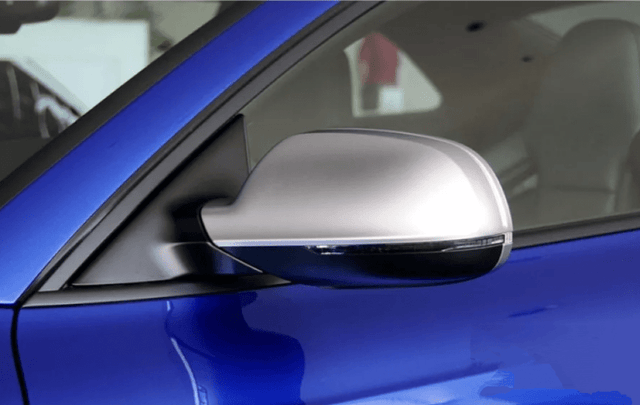 Coques de rétroviseurs Chrome Argent Mat pour Audi A4 B8.5