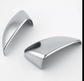Sans Side Assist Coques de rétroviseurs Argent Mat Chrome pour Audi A3 8V