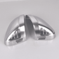 Avec détecteur d'angle mort Coques de rétroviseurs Chrome Argent Mat pour Audi A4 B9