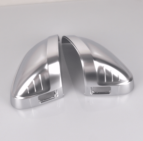 Avec détecteur d'angle mort Coques de rétroviseurs Chrome Argent Mat pour Audi A5 B9