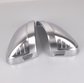 Avec détecteur d'angle mort Coques de rétroviseurs Chrome Argent Mat pour Audi A5 B9