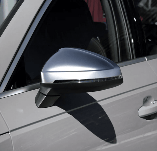 Coques de rétroviseurs Chrome Argent Mat pour Audi A4 B9