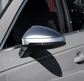 Coques de rétroviseurs Chrome Argent Mat pour Audi A4 B9