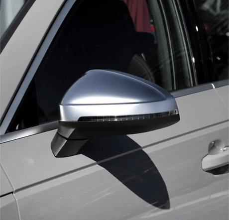 Coques de rétroviseurs Chrome Argent Mat pour Audi A5 B9
