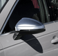 Coques de rétroviseurs Chrome Argent Mat pour Audi A5 B9