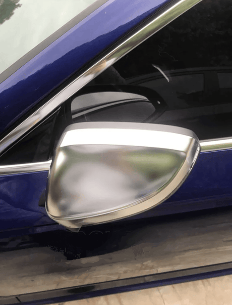 Coques de rétroviseurs Chrome Argent Mat pour Audi A5 B9
