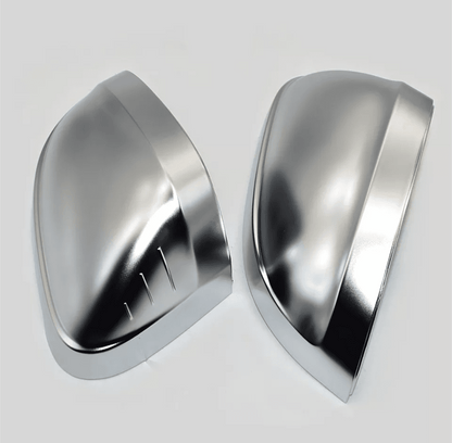 Sans détecteur d'angle mort Coques de rétroviseurs Chrome Argent Mat pour Audi A4 B9