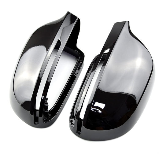 Coques de rétroviseurs Noires Brillantes pour Audi Q3 (2012 - 2015)