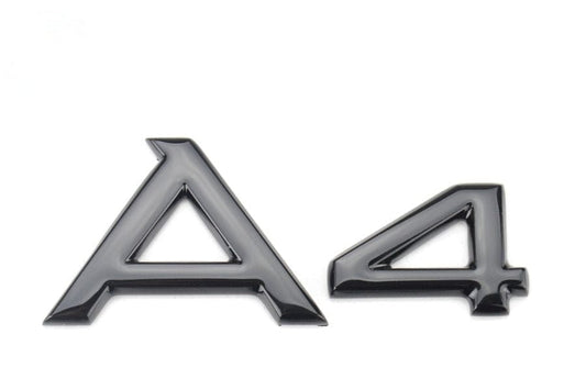 Emblème de calandre logo AUDI Black Edition Noir - Euro Racing Parts