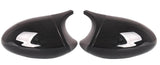 Coques de rétroviseurs BMW Série 1 E87 type M Perfomance Noires Brillantes (2004-2009) BMW Série 1 E87 et E81 - Coques de rétroviseurs type M Performance Noires Brillantes (2004 - 2009)