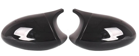 Coques de rétroviseurs BMW Série 1 E87 type M Perfomance Noires Brillantes (2004-2009) BMW Série 1 E87 et E81 - Coques de rétroviseurs type M Performance Noires Brillantes (2004 - 2009)