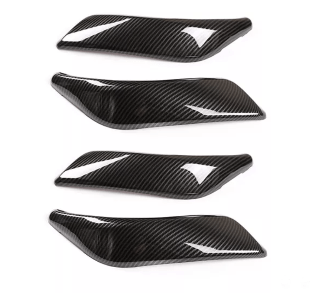 5 portes Garnitures Poignées de portes intérieures carbone pour BMW Série 1 F20 (2011 - 2019)