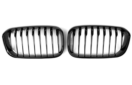 Grilles de calandre noires BMW Série 1 F20 type M Performance (2011-2019) BMW Série 1 F20 - Grilles de calandre noires type M Performance (2011 - 2019)