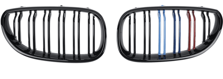 Grilles de calandre noires type Motorsport BMW Série 5 E60 BMW Série 5 E60 - Grilles de calandre noires Motorsport