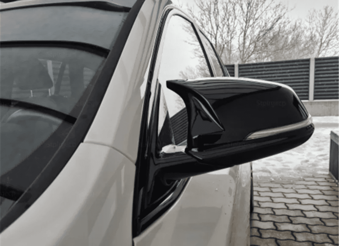 Coques de rétroviseurs BMW X1 F48 type M Perfomance Noires BMW X1 F48 - Coques de rétroviseurs type M Performance Noir Brillant