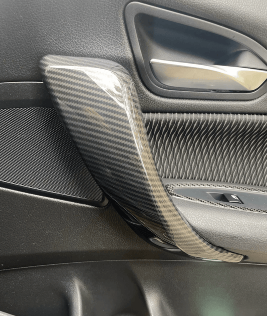 Garnitures Poignées de portes intérieures carbone pour BMW Série 2 F22 (2014 - 2021)