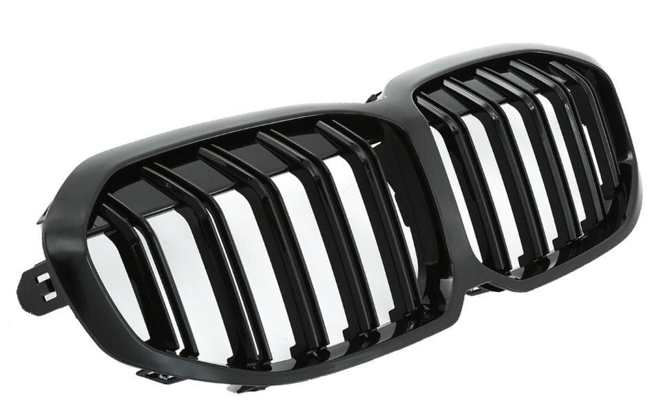 Noir brillant Grilles de calandre noires Série 1 F40 type M Performance (2021 - Aujourd'hui) BMW Série 1 F40 - Grilles de calandre noires type M135i (2020 - Aujourd'hui)