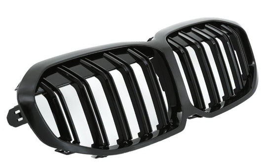 Noir brillant Grilles de calandre noires Série 1 F40 type M Performance (2021 - Aujourd'hui) BMW Série 1 F40 - Grilles de calandre noires type M135i (2020 - Aujourd'hui)