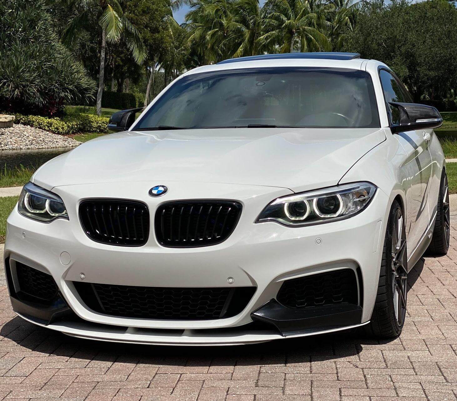 Coques de rétroviseurs type M2 Competition carbone BMW Série 2 F22 (2012-2021) BMW Série 2 F22 - Coques de rétroviseurs type M2 Competition Fibre de Carbone (2012 - 2021)