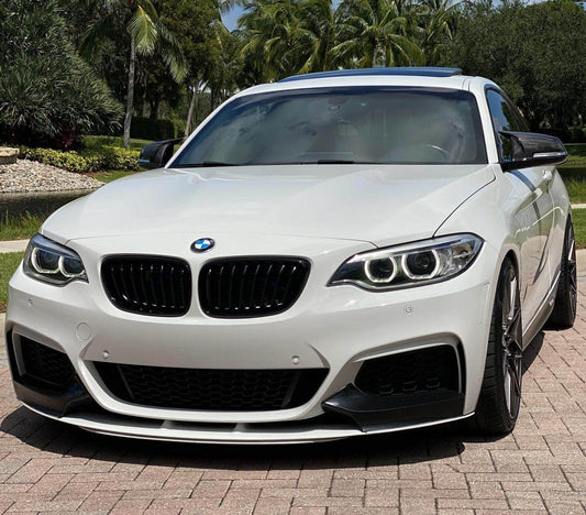 Coques de rétroviseurs type M2 Competition carbone BMW Série 2 F22 (2012-2021) BMW Série 2 F22 - Coques de rétroviseurs type M2 Competition Fibre de Carbone (2012 - 2021)