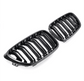 Double lame Grilles de calandre noires BMW Série 2 F22 type M Performance (2012-2021) BMW Série 2 F22 - Grilles de calandre noires type M Performance (2012-2021)