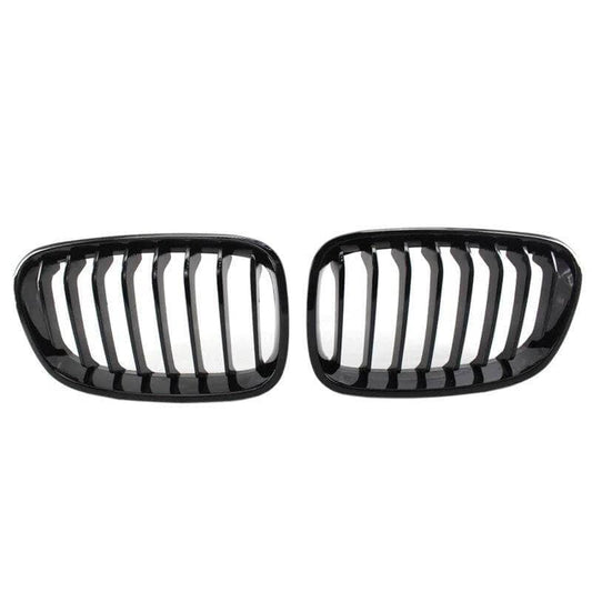 Simple lame Grilles de calandre noires BMW Série 2 F22 type M Performance (2012-2021) BMW Série 2 F22 - Grilles de calandre noires type M Performance (2012-2021)