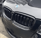 Après restylage (2009 à 2012) Grilles de calandre noires BMW Série 3 E90 type M Performance (2005-2012) BMW Série 3 E90 - Grilles de calandre noire type M Performance (2005 - 2012)
