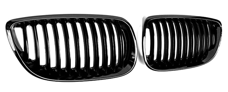 Simple lame / Avant restylage (2006 à 2010) Grilles de calandre noires BMW Série 3 E92 type M Performance  (2006 - 2014) BMW Série 3 E92 - Grilles de calandre noires type M Performance (2006 - 2014)