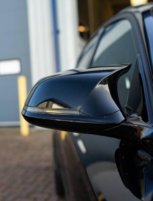 Coques de rétroviseurs noires type M3 Competition BMW Série 3 F30 (2012-2020) BMW Série 3 F30 - Coques de rétroviseurs noires brillantes type M Performance (2012-2020)