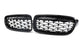 Grilles de Calandre Diamant Noires BMW Série 3 F30 (2011 - 2019) BMW Série 3 F30 - Grilles de calandre noires diamant (2011 - 2019)